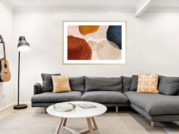 Flow Abstract II Print-Art for Interiors-Online Framed-Australian Made Wall Art-Milk n Honey Designs