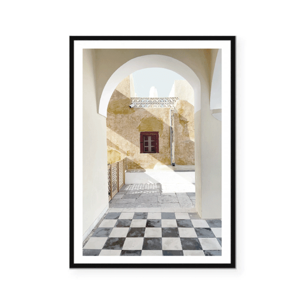 Santorini Arch Photography Print