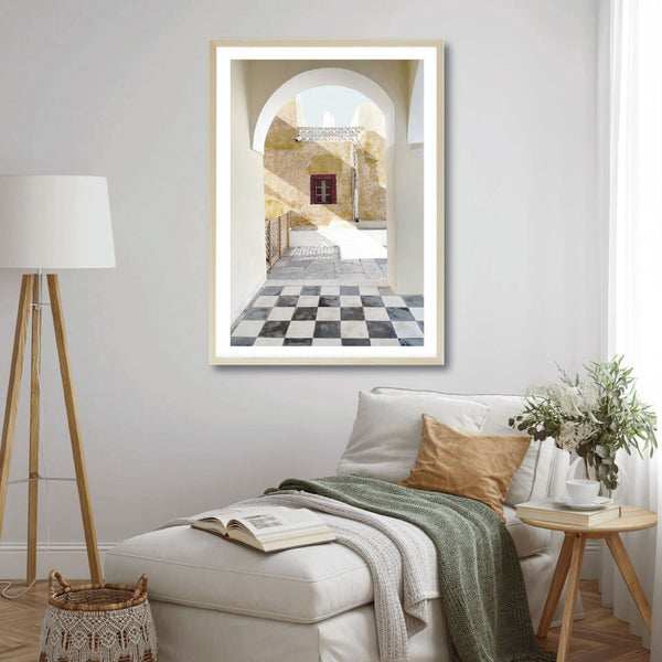 Santorini Arch Photography Print