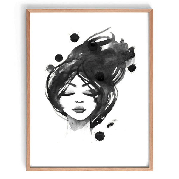 Scandi Dreams Watercolour Print-Art for Interiors-Online Framed-Australian Made Wall Art-Milk n Honey Designs