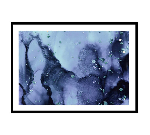 Seascape Abstract Print-Art for Interiors-Online Framed-Australian Made Wall Art-Milk n Honey Designs