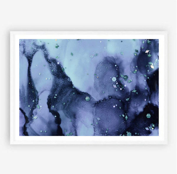 Seascape Abstract Print-Art for Interiors-Online Framed-Australian Made Wall Art-Milk n Honey Designs