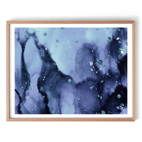 Seascape Abstract Print-Art for Interiors-Online Framed-Australian Made Wall Art-Milk n Honey Designs