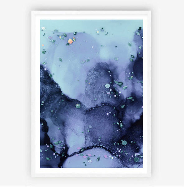 Seascape Abstract Print-Art for Interiors-Online Framed-Australian Made Wall Art-Milk n Honey Designs