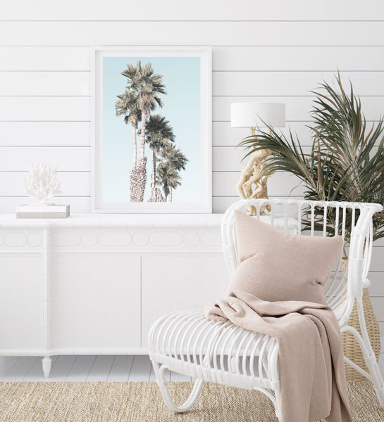 Stand Tall Palm Print-Art for Interiors-Online Framed-Australian Made Wall Art-Milk n Honey Designs