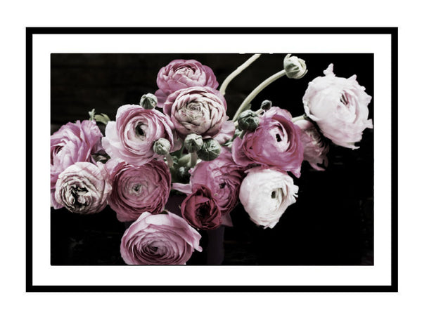 Still Life Flowers Photography Print-Art for Interiors-Online Framed-Australian Made Wall Art-Milk n Honey Designs
