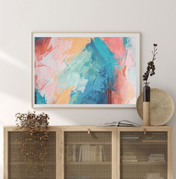 Summer Breeze Abstract Print
