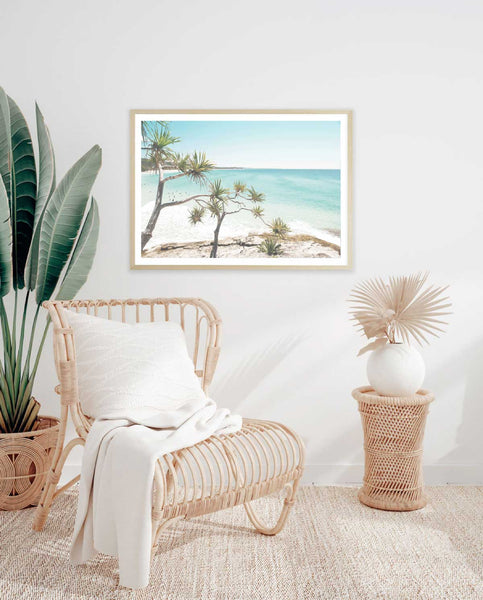 Clear Day on Straddie Photography Print-Art for Interiors-Online Framed-Australian Made Wall Art-Milk n Honey Designs