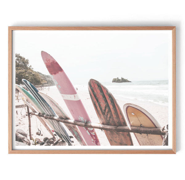 Surfs Up Print-Art for Interiors-Online Framed-Australian Made Wall Art-Milk n Honey Designs