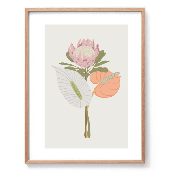 Flowerbox III Illustration Print