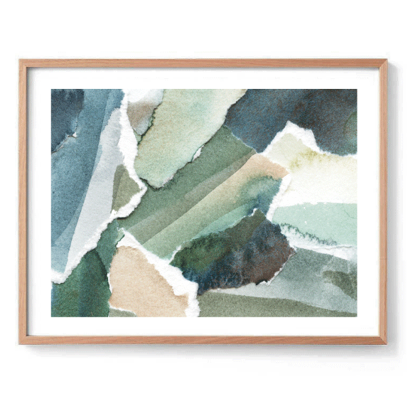 Pieces of You Abstract Print