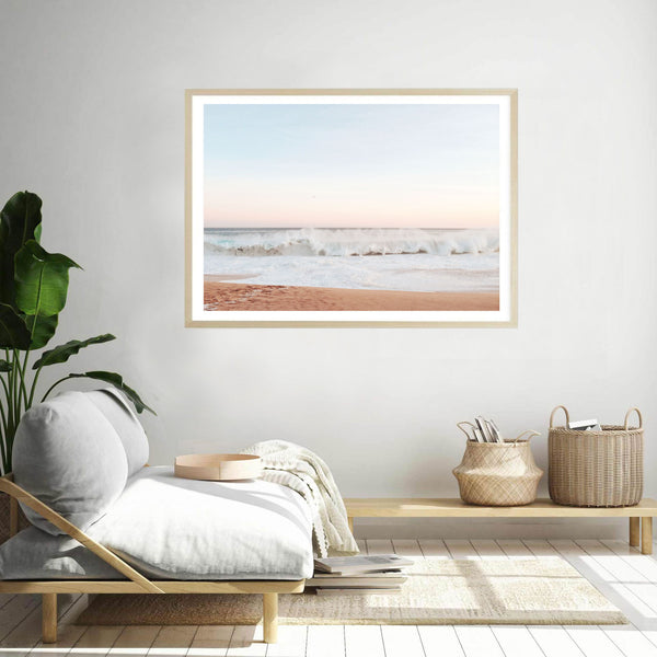 Tranquil Shores Ocean Photography Print-Art for Interiors-Online Framed-Australian Made Wall Art-Milk n Honey Designs