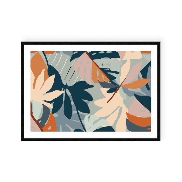 Lush Garden Original Illustration Print-Art for Interiors-Online Framed-Australian Made Wall Art-Milk n Honey Designs