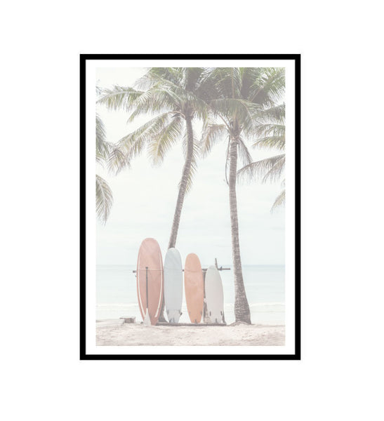Waiting for the Surf Print-Art for Interiors-Online Framed-Australian Made Wall Art-Milk n Honey Designs