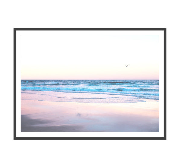 Waters Edge Ocean Photography Print-Art for Interiors-Online Framed-Australian Made Wall Art-Milk n Honey Designs