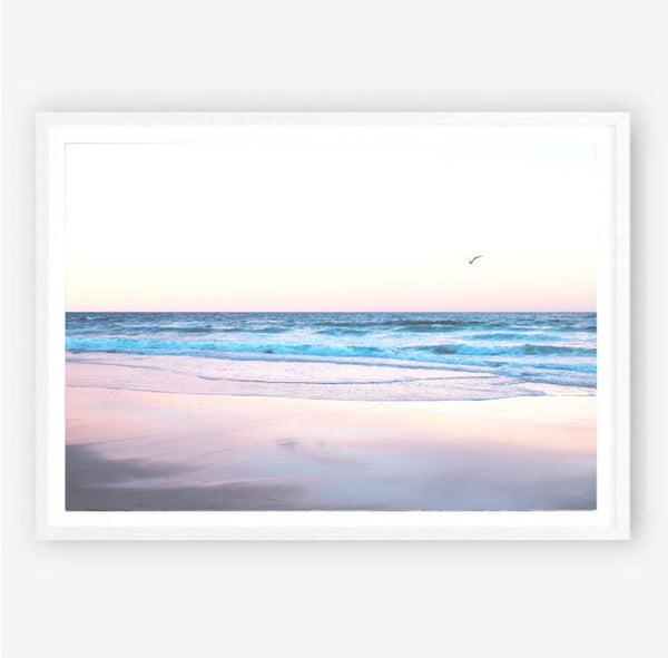 Waters Edge Ocean Photography Print-Art for Interiors-Online Framed-Australian Made Wall Art-Milk n Honey Designs