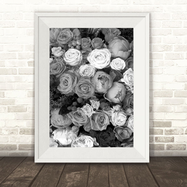 Roses and Peonies-Art for Interiors-Online Framed-Australian Made Wall Art-Milk n Honey Designs