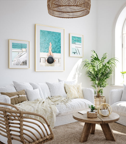 By the Pool Print-Art for Interiors-Online Framed-Australian Made Wall Art-Milk n Honey Designs