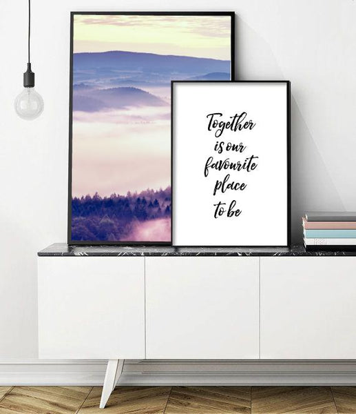Together Print-Art for Interiors-Online Framed-Australian Made Wall Art-Milk n Honey Designs
