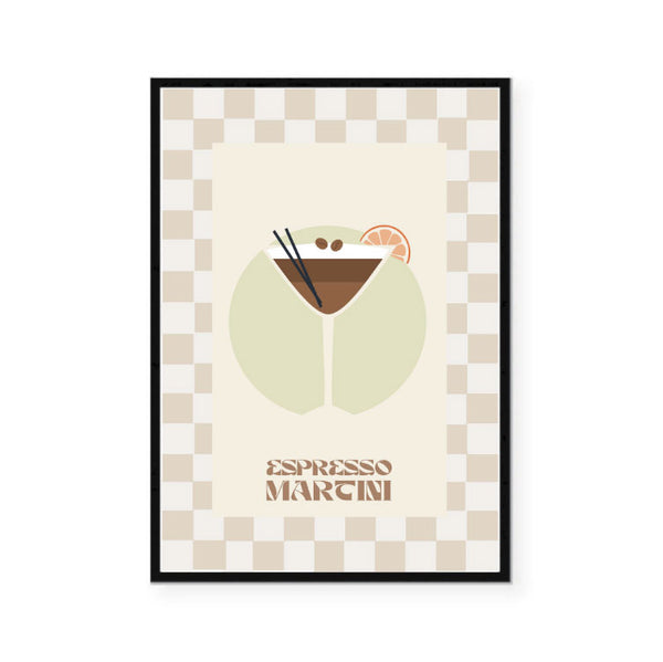 Espresso Martini Illustration Print