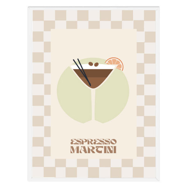 Espresso Martini Illustration Print