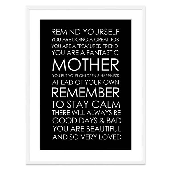 Motherhood Art Print-Art for Interiors-Online Framed-Australian Made Wall Art-Milk n Honey Designs