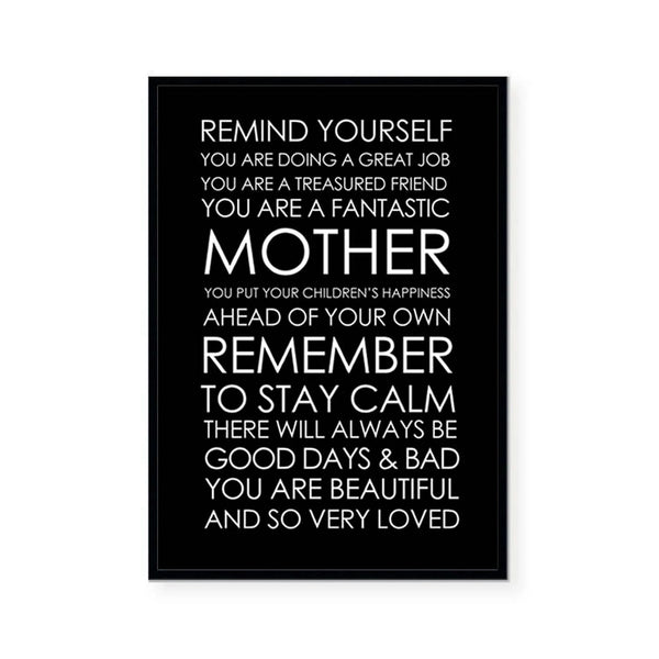 Motherhood Art Print-Art for Interiors-Online Framed-Australian Made Wall Art-Milk n Honey Designs